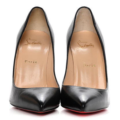Christian Louboutin Shiny Nappa Pigalle Follies 100 Pumps 38 Black 2 of 17