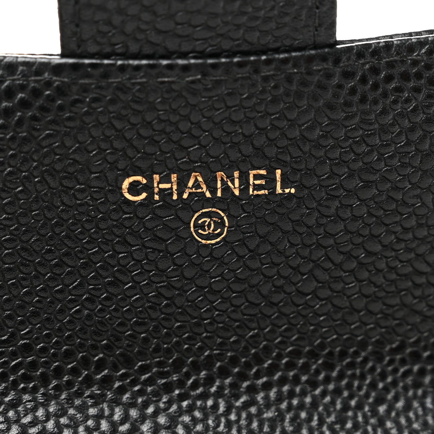 Chanel Caviar Quilted Large Gusset Flap Wallet Black 7 of 11