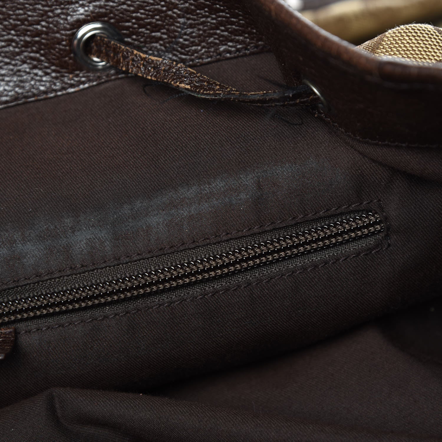 Gucci Monogram Backpack Dark Brown 11 of 21