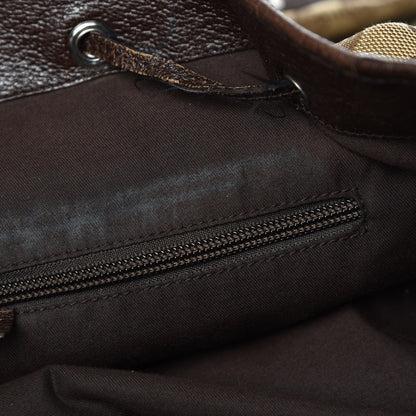 Gucci Monogram Backpack Dark Brown 11 of 21