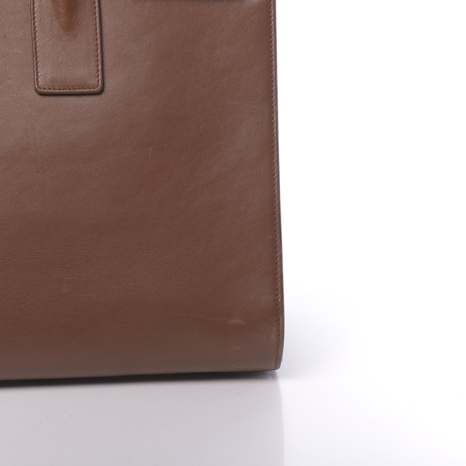 Saint Laurent Calfskin Large Sac De Jour Carryall Cognac 19 of 24