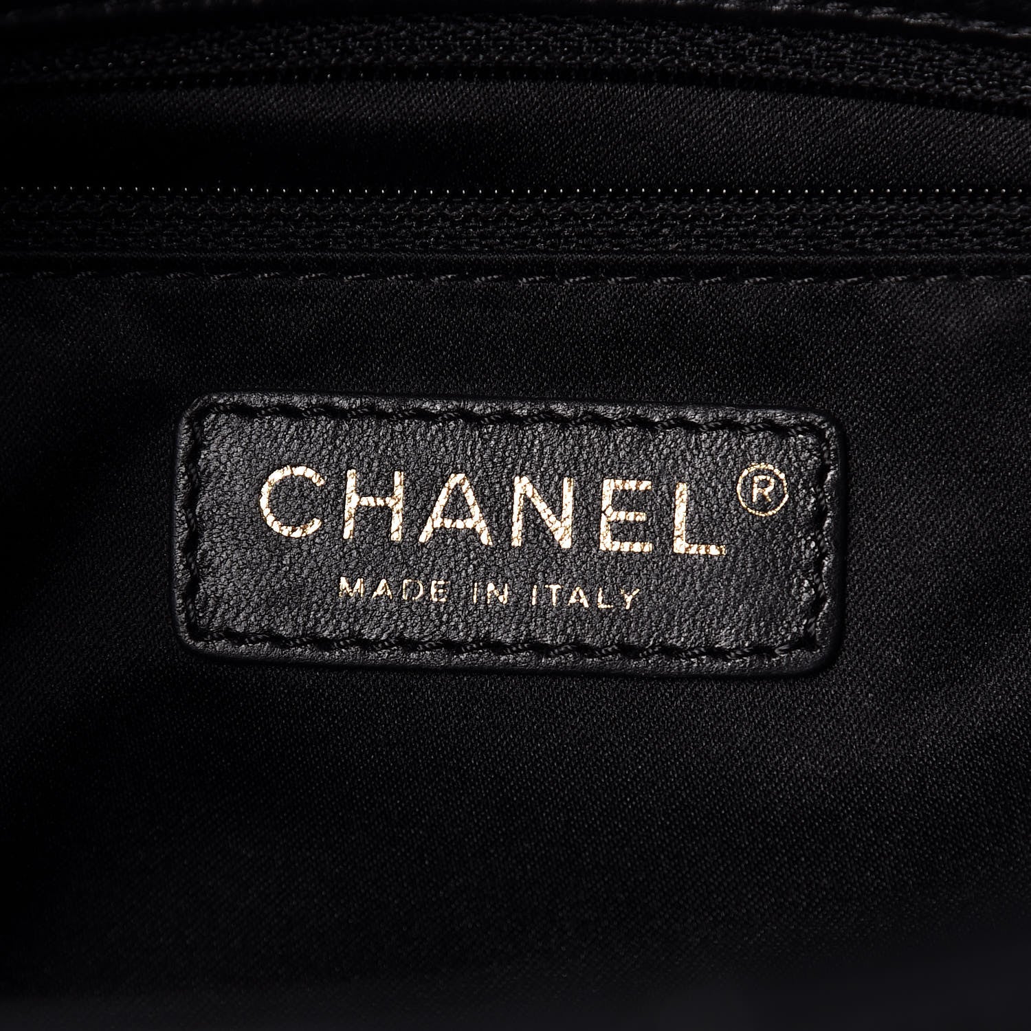 Chanel Calfskin Surpique Chevron Large Flap Black 6 of 10