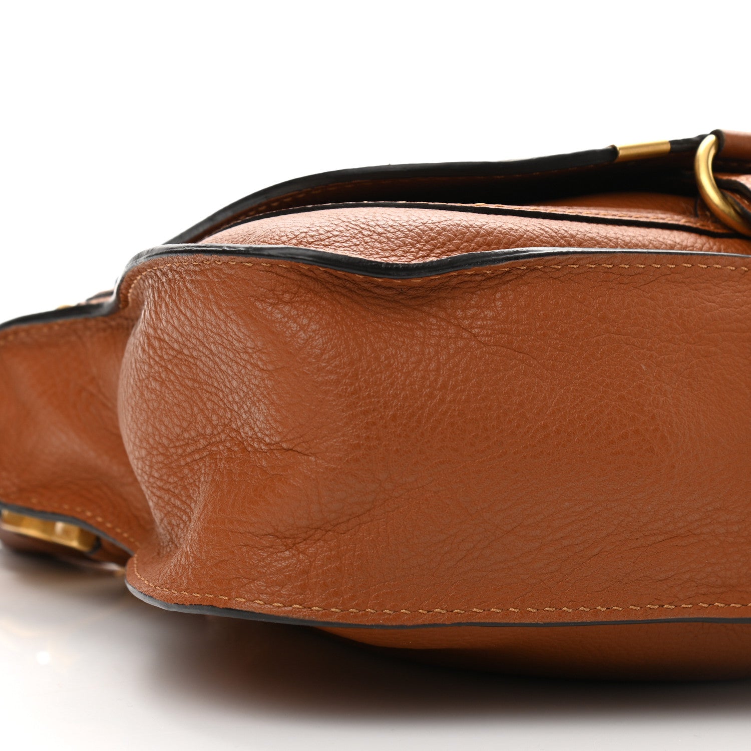 Chloe Calfskin Small Marcie Satchel Tan 9 of 12