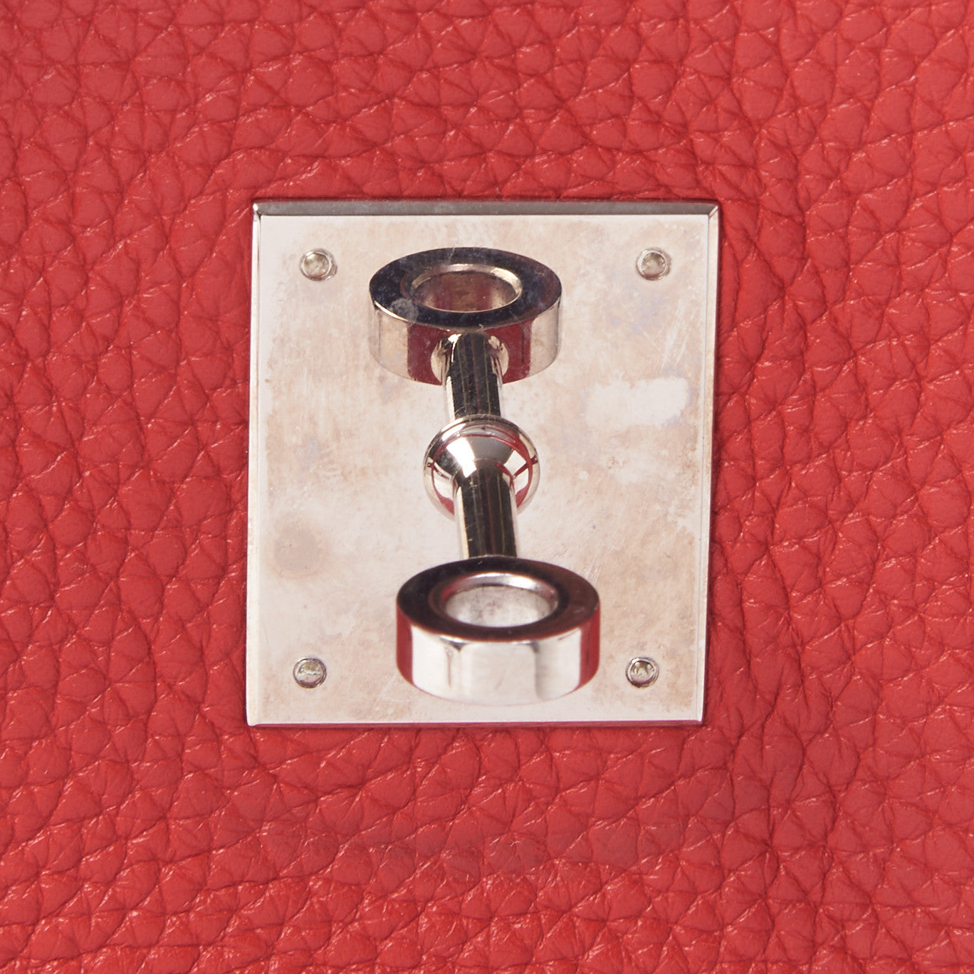 Taurillon Clemence Birkin 30 Rouge Casaque