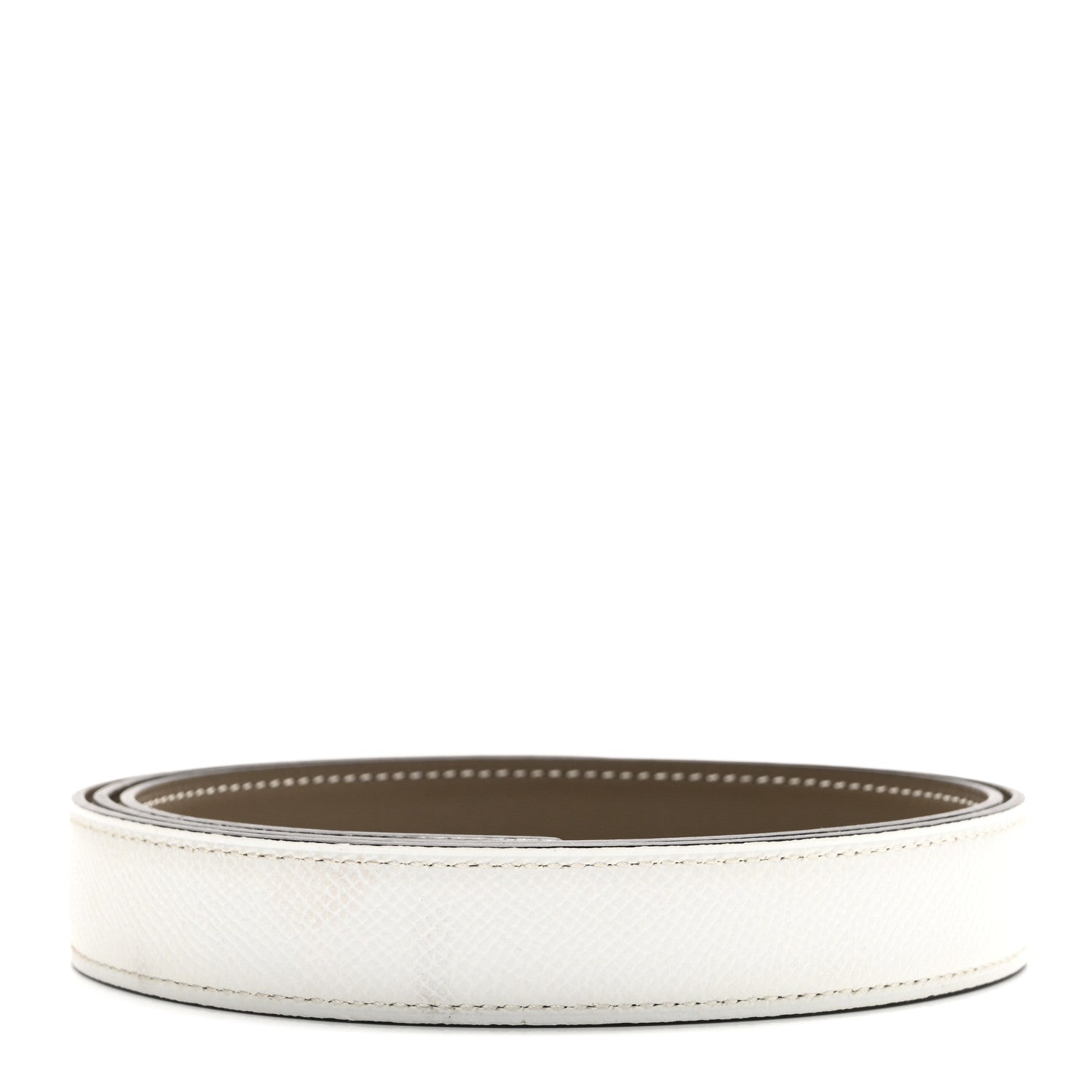 Hermes Swift Epsom 32mm Belt Strap 90 36 Etoupe White 4 of 10