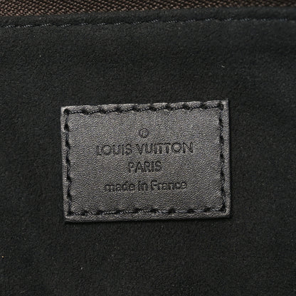 Louis Vuitton Monogram Flower Zipped Tote MM Black 5 of 8