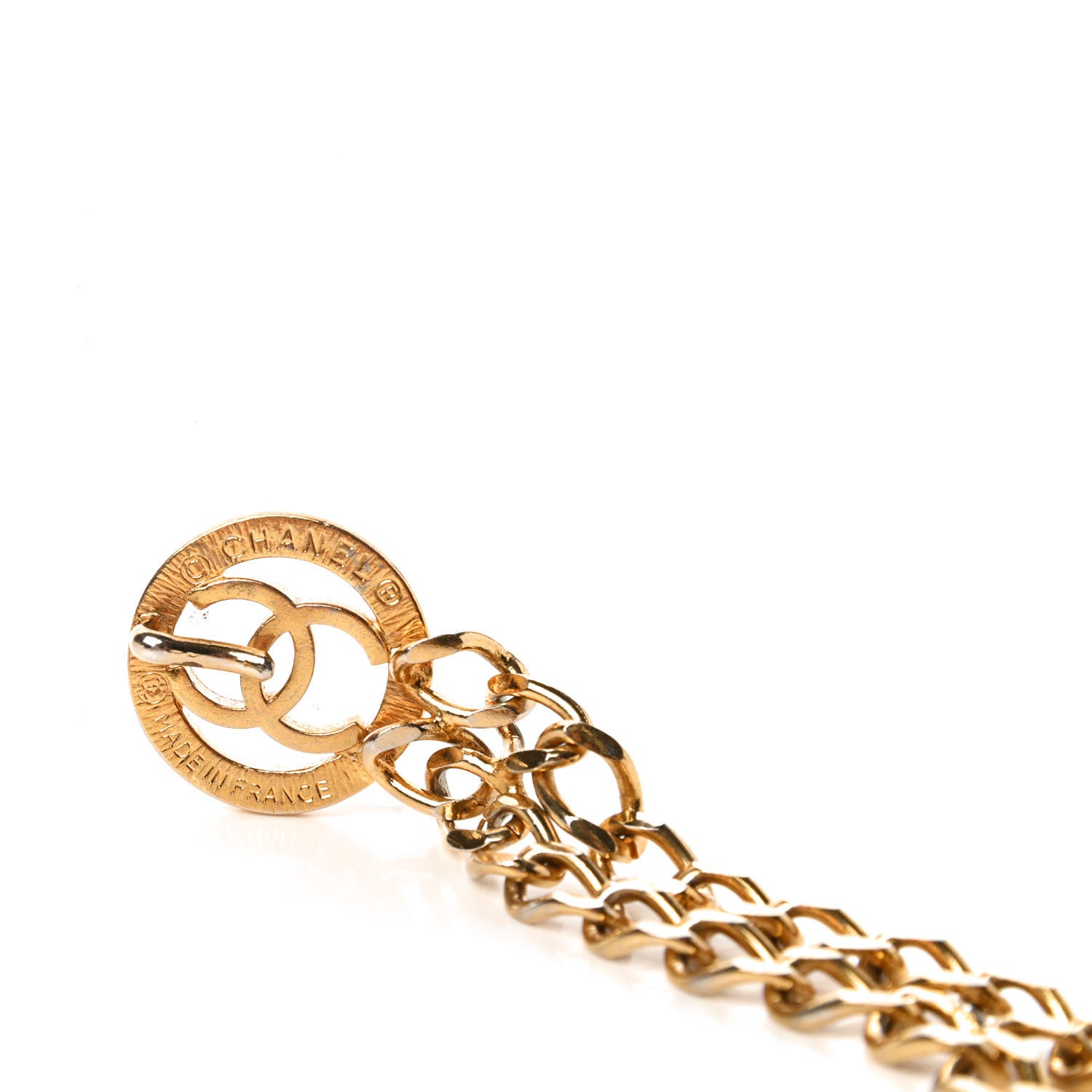 Chanel Metal Chain CC Belt Gold 4 of 4