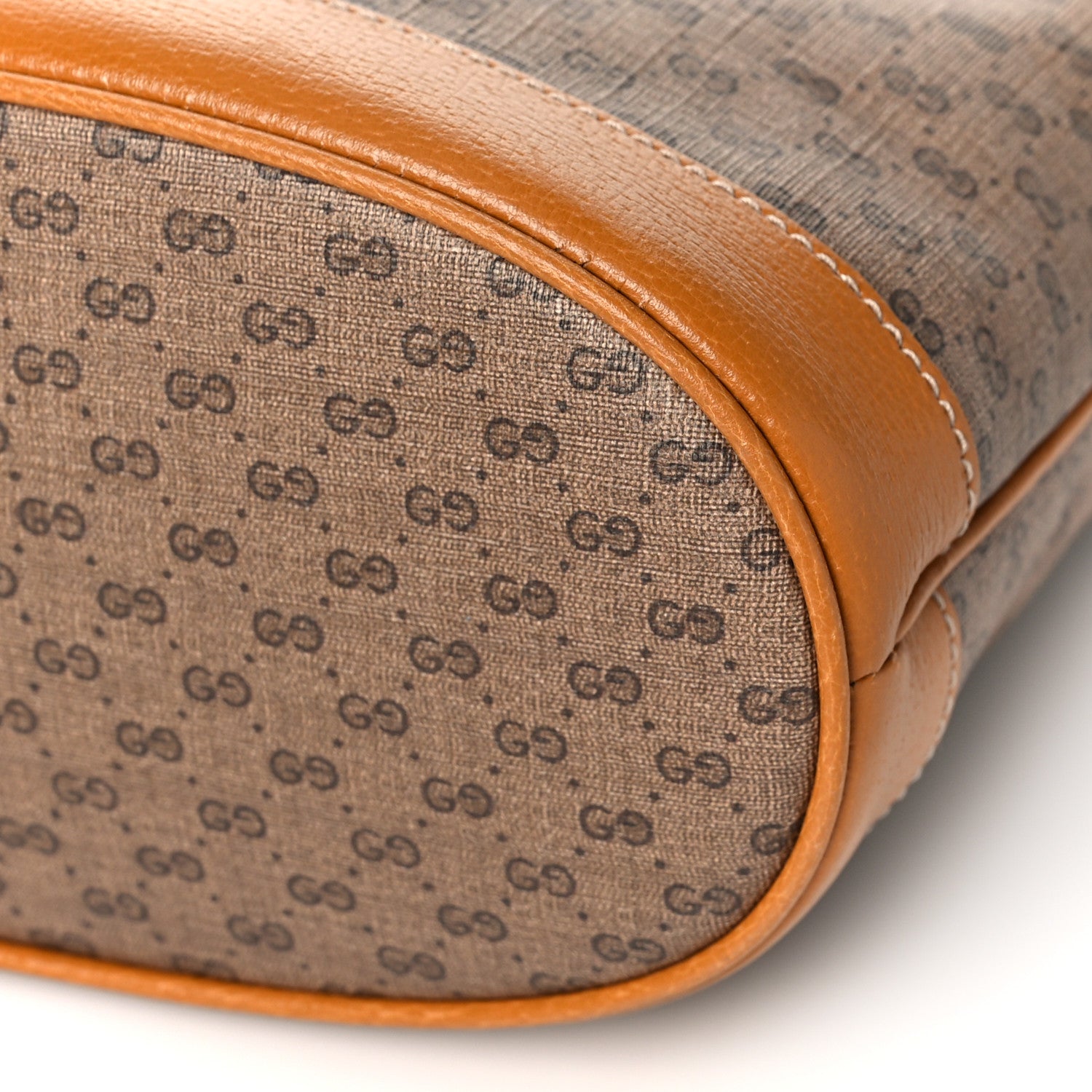 Gucci X DISNEY Mini Vintage GG Supreme Monogram Bucket Bag Beige Vintage Sun Oil 10 of 10