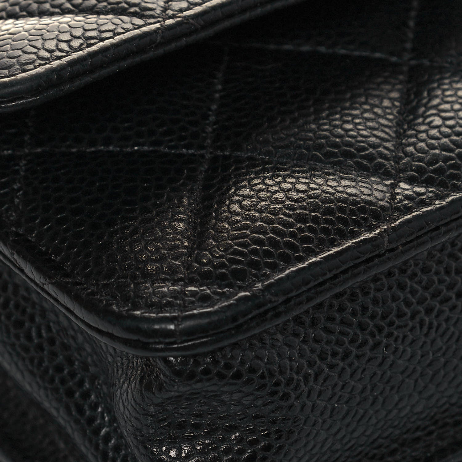 Chanel Caviar Quilted Wallet On Chain WOC Black 8 of 12