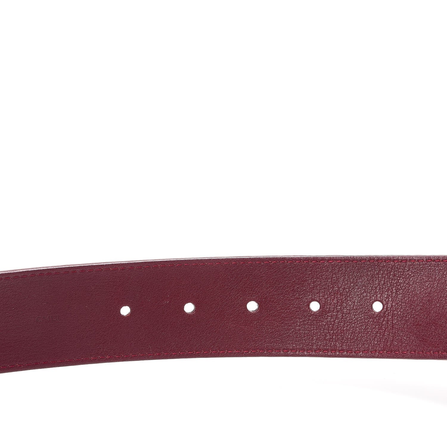 Louis Vuitton Vernis LV Facettes Belt 80 32 Rouge Fauviste 8 of 10