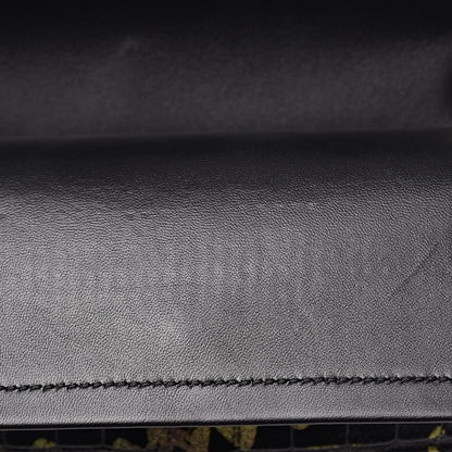 Chanel Calfskin Crocodile Embossed Graffiti 2.55 Cocodile Reissue 225 Flap Black Pink 13 of 13