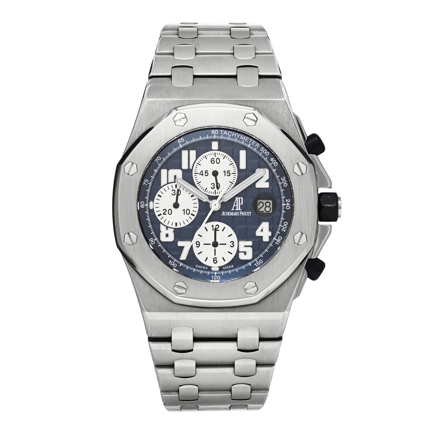 Audemars Piguet Stainless Steel 42mm Royal Oak Offshore Chronograph Automatic Watch Blue 26170ST.OO.1000ST.09 1 of 4