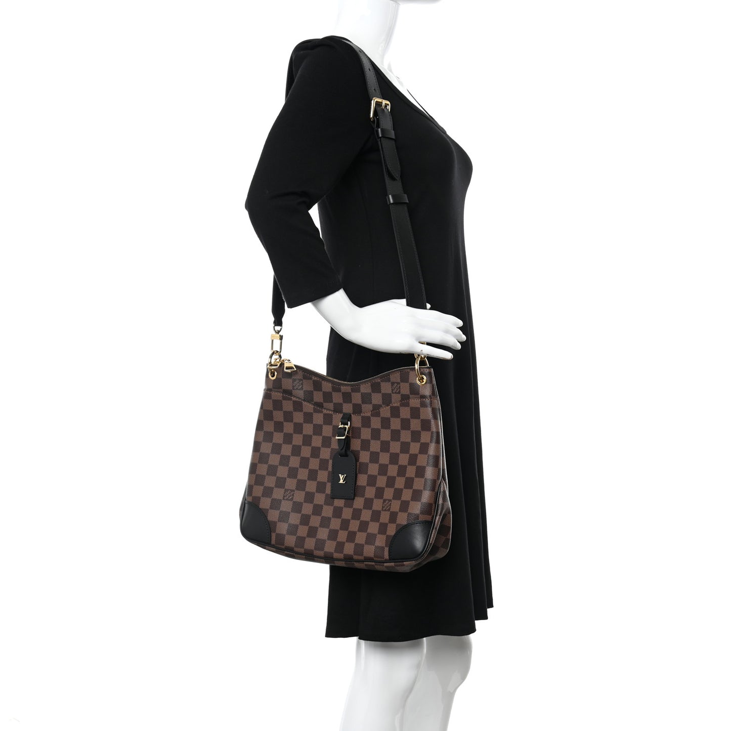 Damier Ebene Odeon MM Black