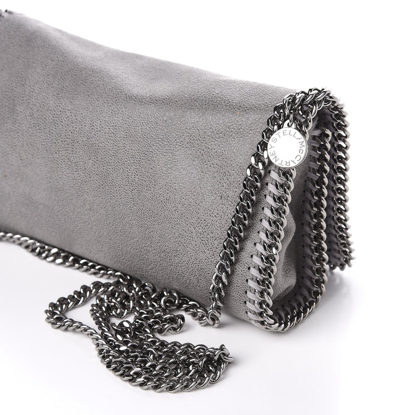 Shaggy Deer Falabella Crossbody Bag Light Grey