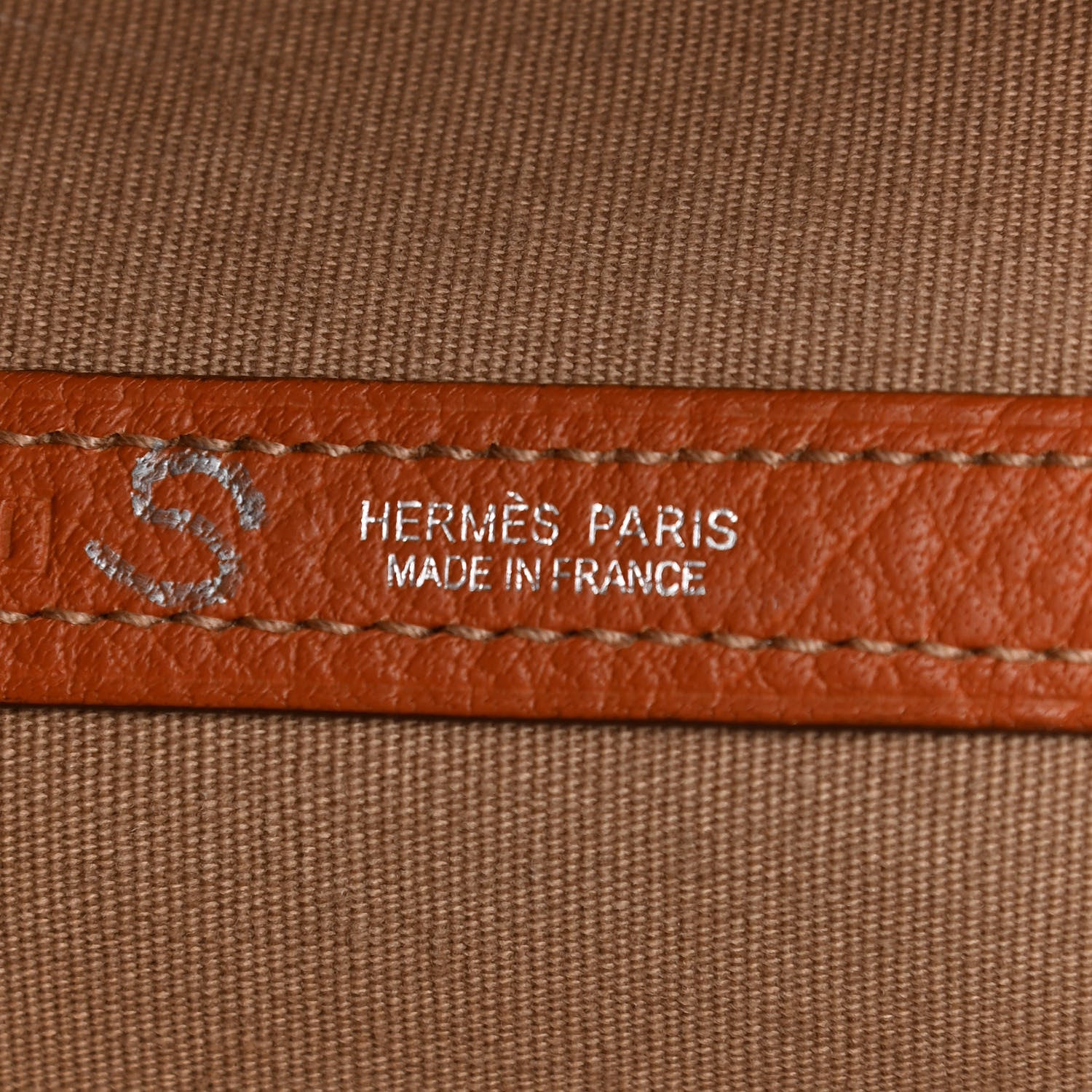 Hermes Toile Negonda Garden Party Tote GM Potiron 6 of 14