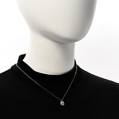Harry Winston Platinum Diamond Ruby HW Logo Pendant Necklace 2 of 6