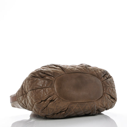 Chanel Iridescent Calfskin Quilted Small In The Mix Tote Khaki 4 of 7