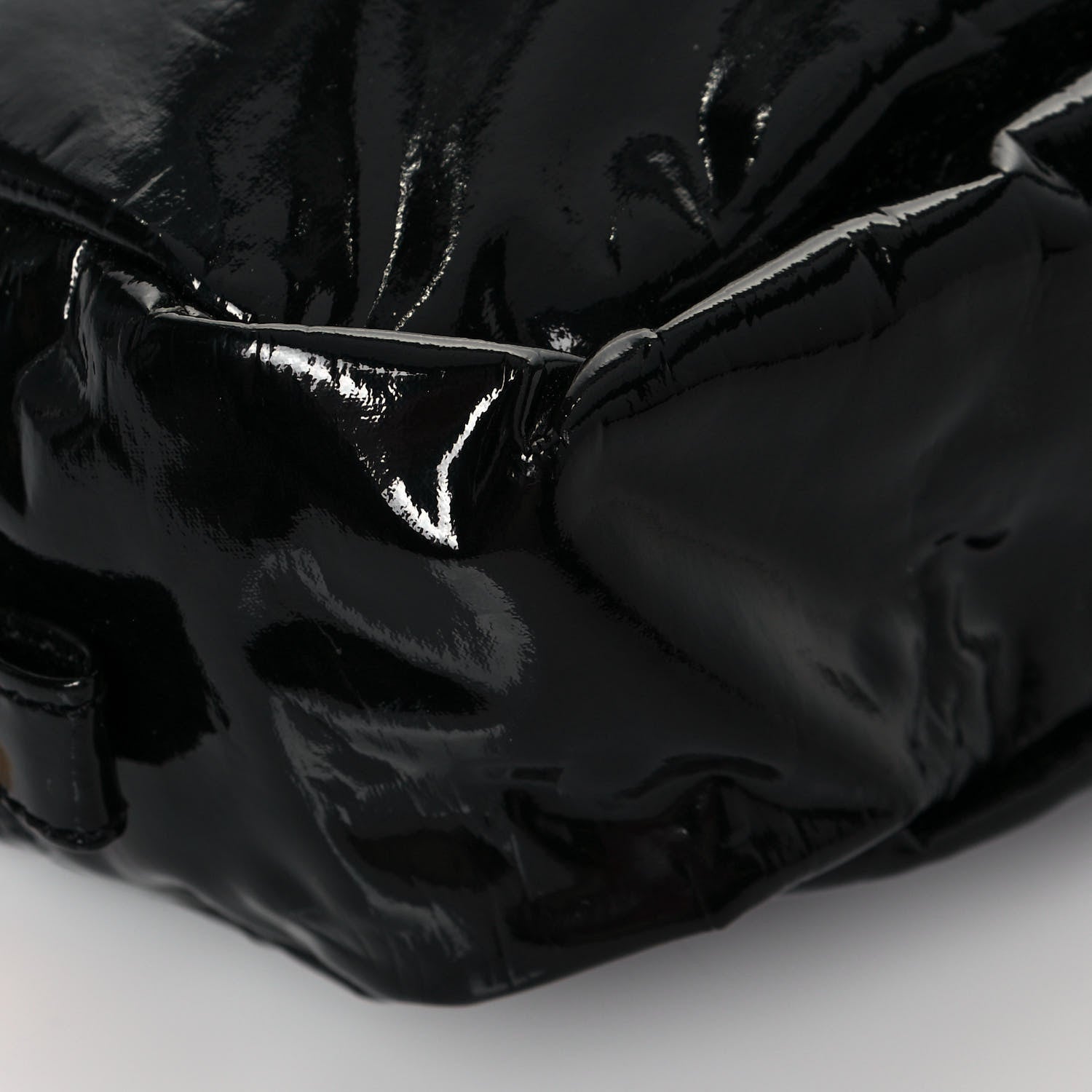 Prada Vernice Cosmetic Pouch Black 6 of 10