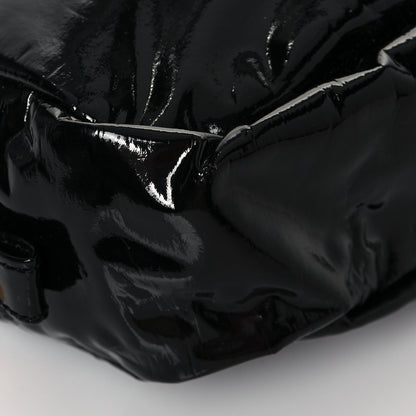 Prada Vernice Cosmetic Pouch Black 6 of 10