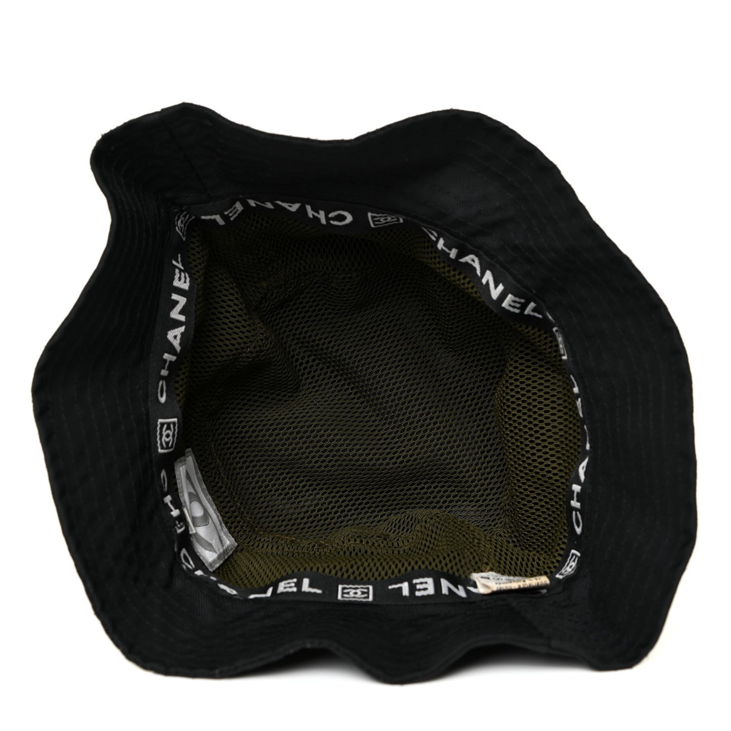 Nylon Logo Bucket Hat M Black