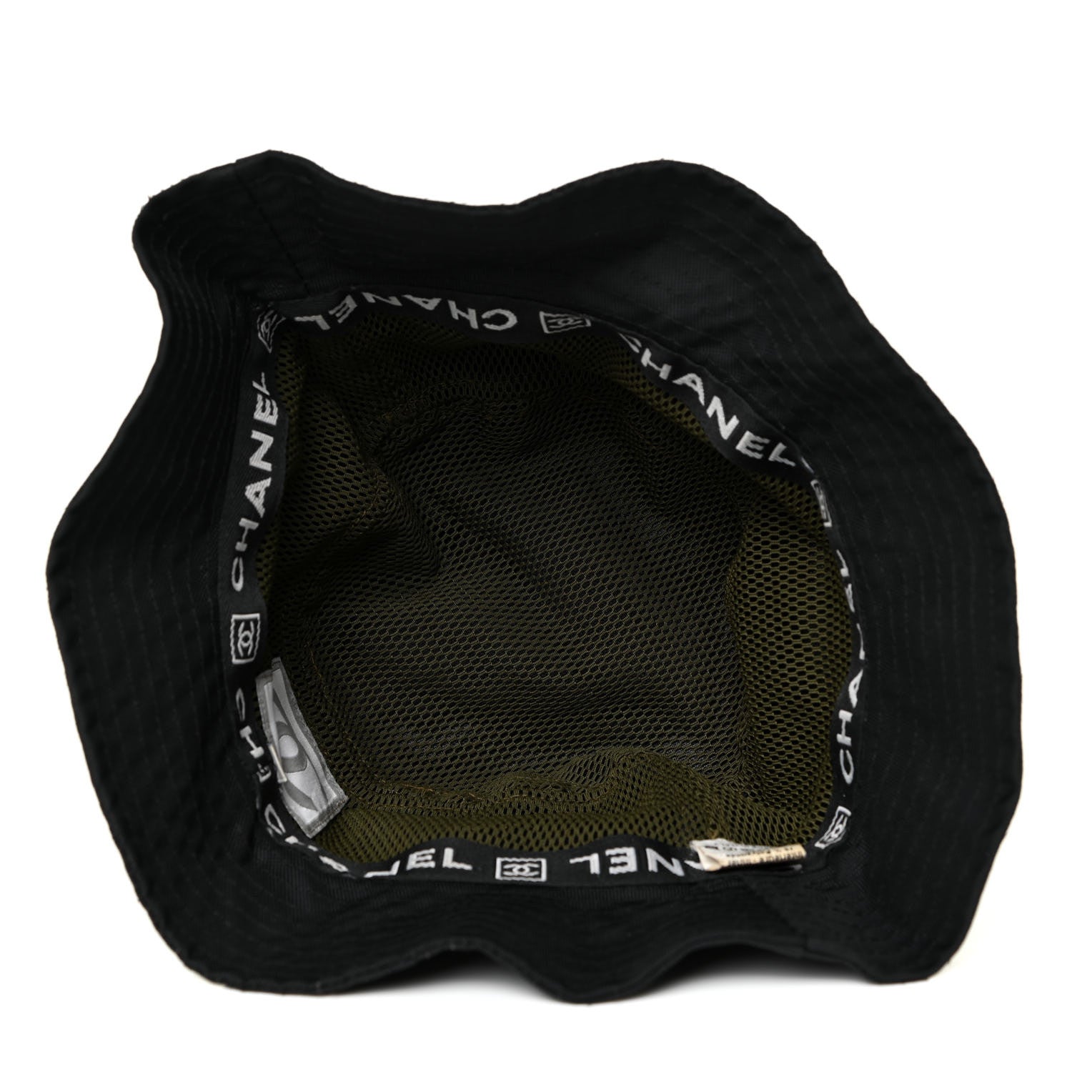 Chanel Nylon Logo Bucket Hat M Black 4 of 7
