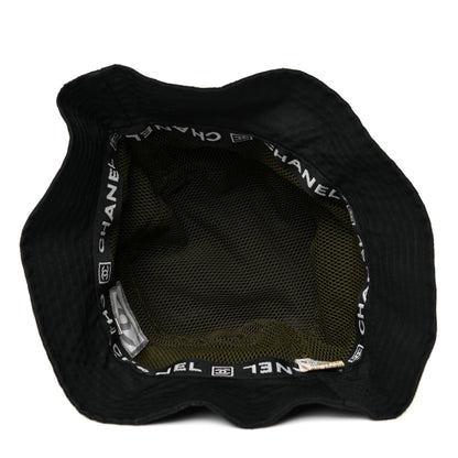 Chanel Nylon Logo Bucket Hat M Black 4 of 7