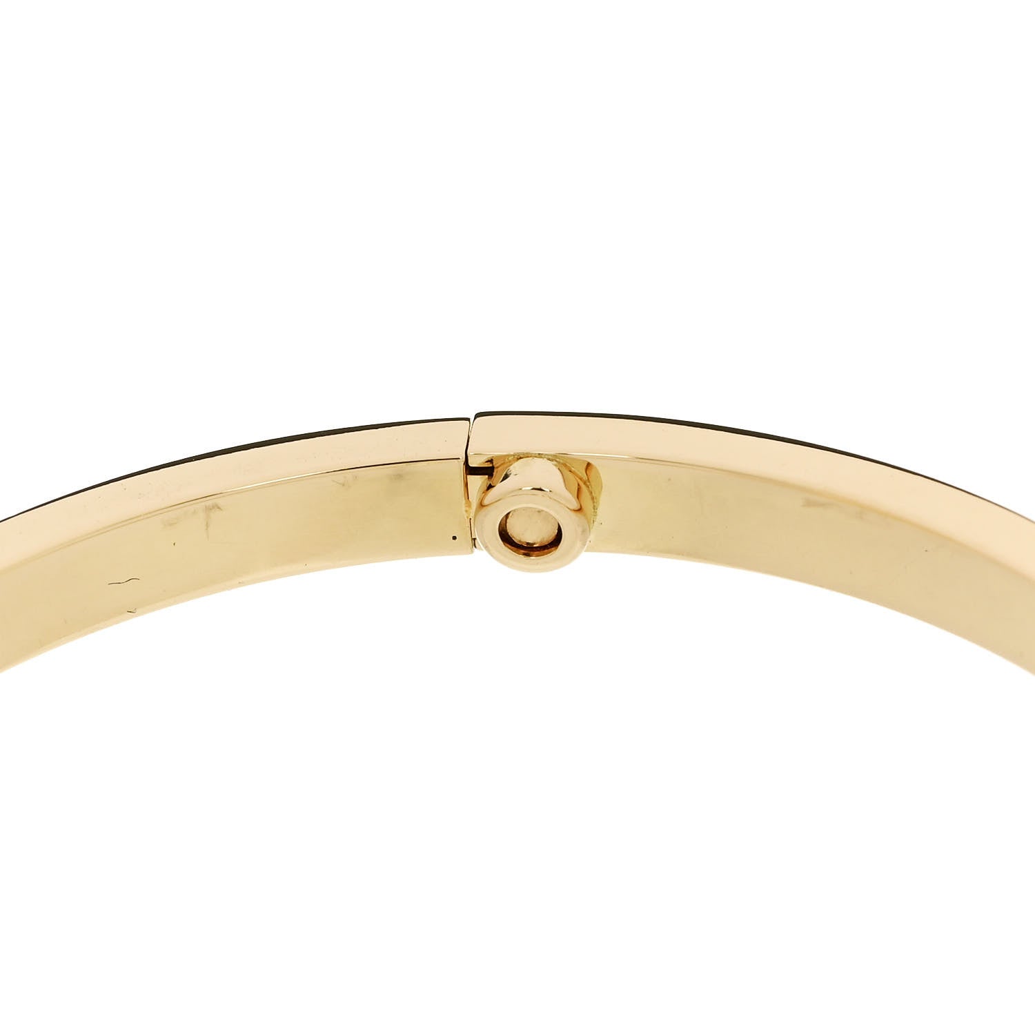 Cartier 18K Yellow Gold Small LOVE Bracelet 17 7 of 8