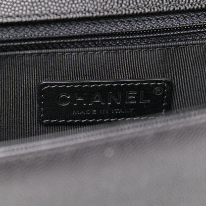 Chanel Caviar Quilted New Medium Boy Flap Black 8 of 9