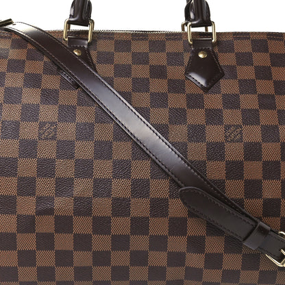 Louis Vuitton Damier Ebene Speedy Bandouliere 35 10 of 12