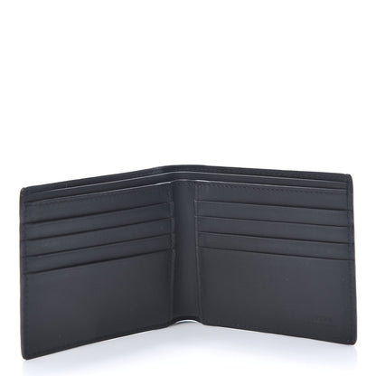 Fendi Vitello Grace FF 1974 Embossed Bi-fold Wallet Black 5 of 8