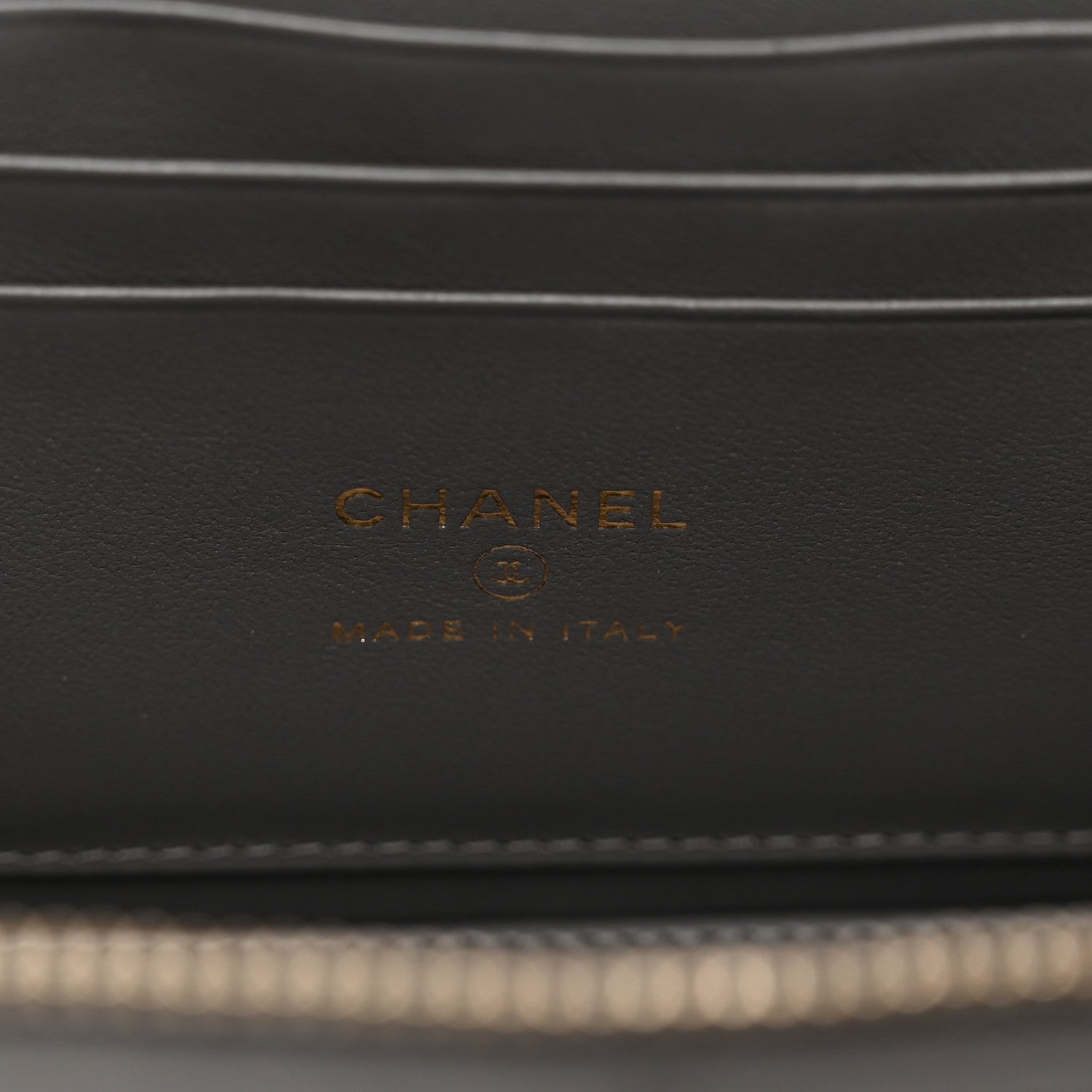 Chanel Lambskin Quilted Small Top Handle Vanity Case With Chain Dark Grey 6 of 12