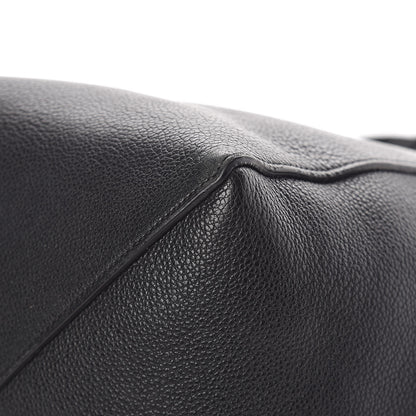 Celine Soft Grained Calfskin Medium Belt Cabas Phantom Black 10 of 13