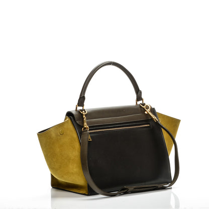 Celine Smooth Calfskin Medium Tri-Color Trapeze Amber 3 of 11