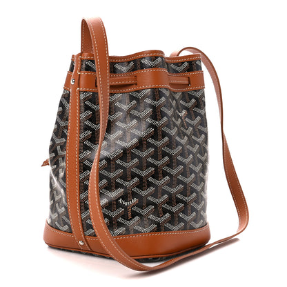 Goyard Goyardine Petit Flot Bucket Bag PM Black Gold 3 of 9