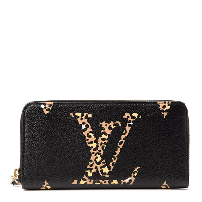Louis Vuitton Monogram Giant Jungle Zippy Wallet Black 1 of 11