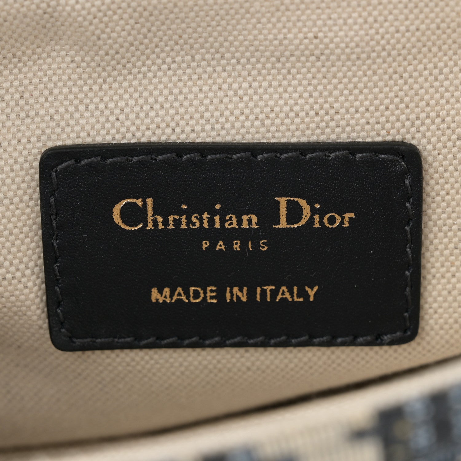 Christian Dior Oblique Mini Saddle Bag Blue 6 of 10