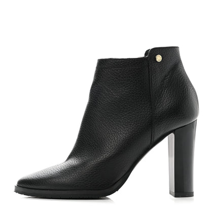 Jimmy Choo Grainy Calfskin Hart Ankle Boots 35.5 Black 1 of 7