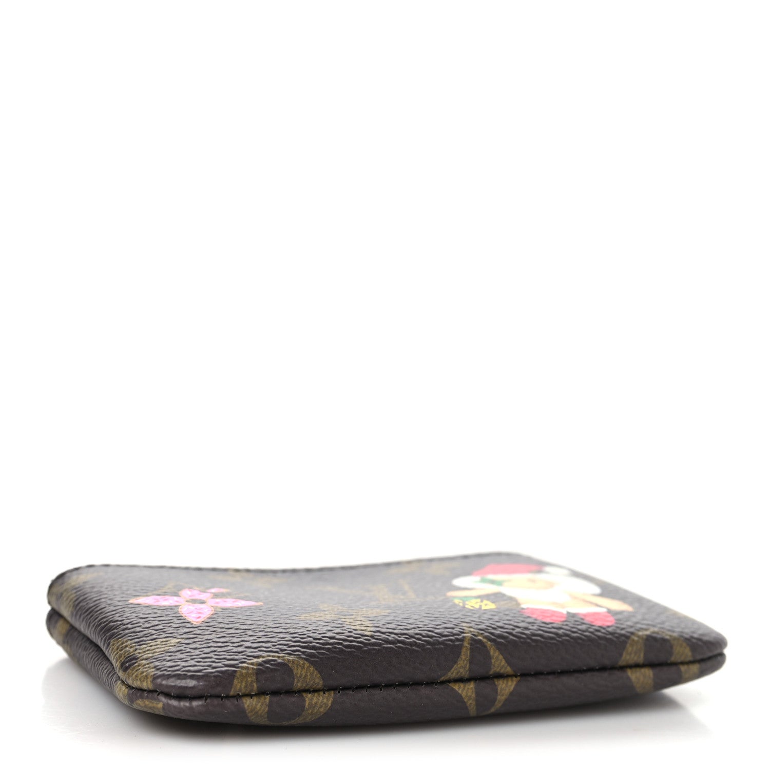 Louis Vuitton Monogram 2024 Christmas Animation Candy Factory Key Pouch Candy Red 4 of 7