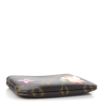 Louis Vuitton Monogram 2024 Christmas Animation Candy Factory Key Pouch Candy Red 4 of 7