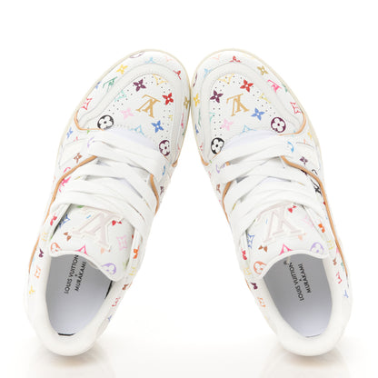 Louis Vuitton LV X TM Calfskin Monogram LV Trainer Sneakers 37 Multicolor White 2 of 11