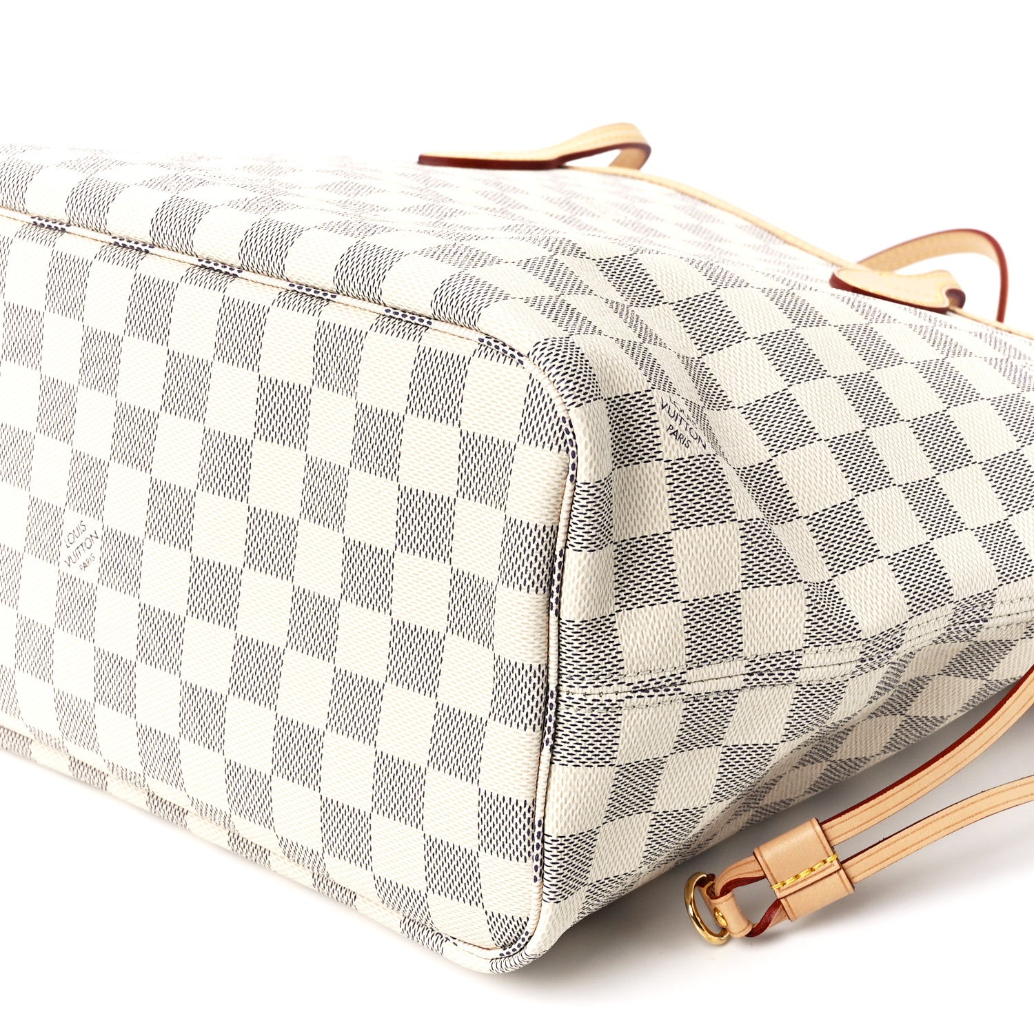 Louis Vuitton Damier Azur Neo Neverfull MM Rose Ballerine 10 of 10