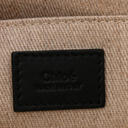 Chloe Calfskin Medium Woody Tote Black 6 of 10