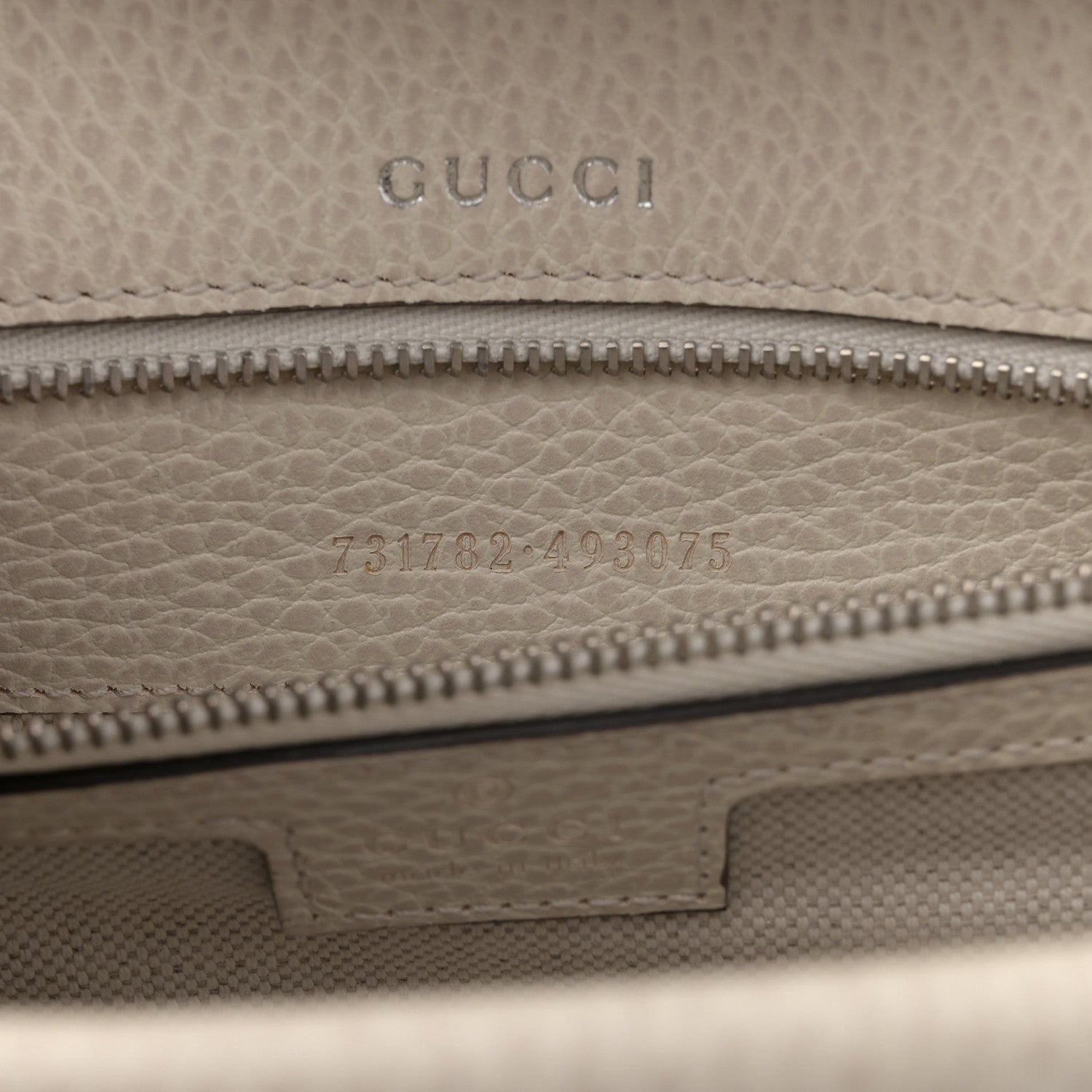 Gucci Dollar Calfskin Web Small Dionysus Crossbody Bag Mystic White 7 of 10