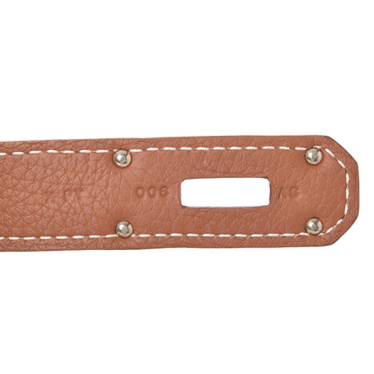 Hermes Taurillon Clemence Jypsiere 31 Gold 7 of 8