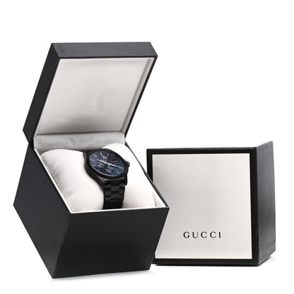 Gucci PVD Stainless Steel 44mm G-Timeless Chronograph Quartz Watch Black 5 of 5