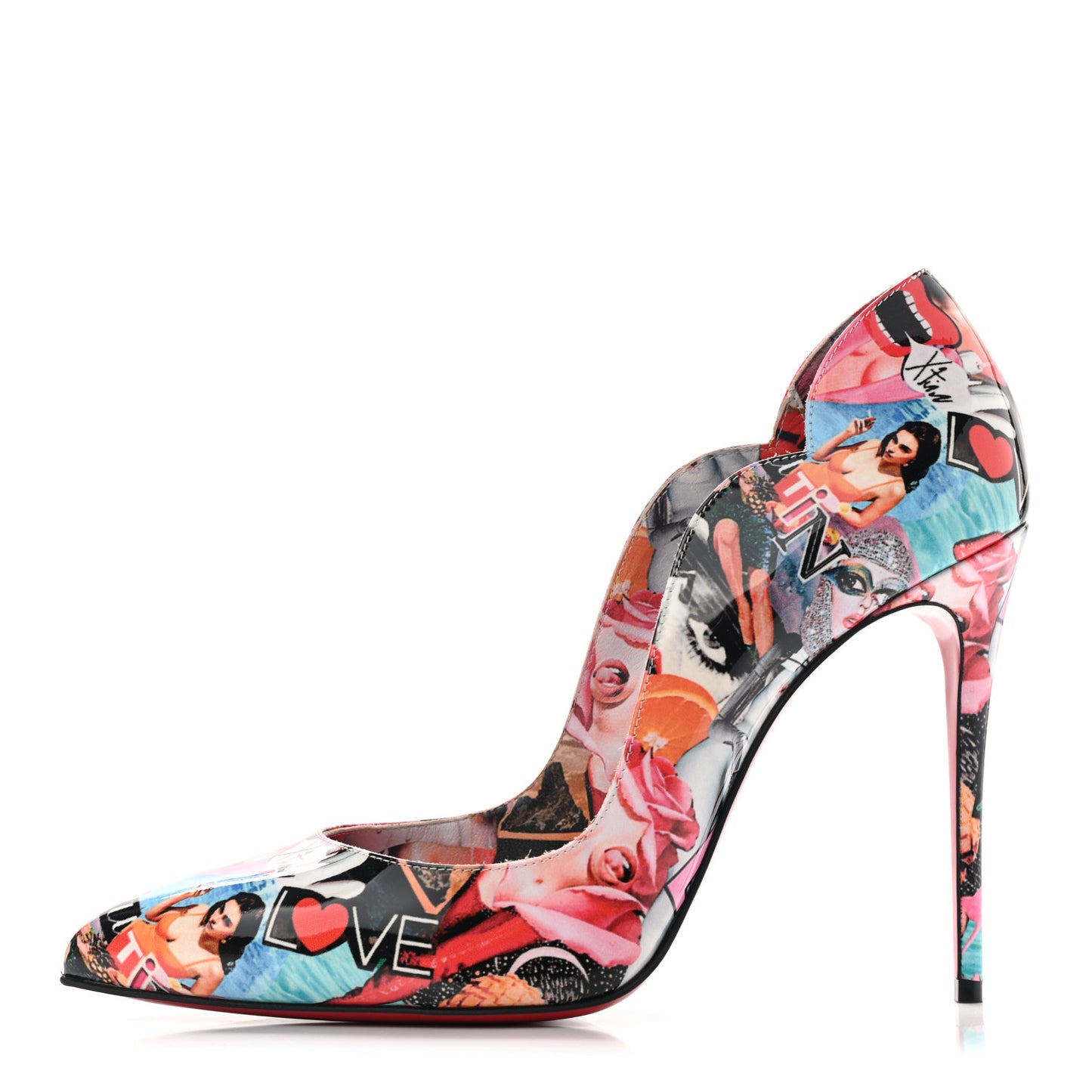 Patent Graphic Love Hot Chick 100 Pumps 39 Multicolor