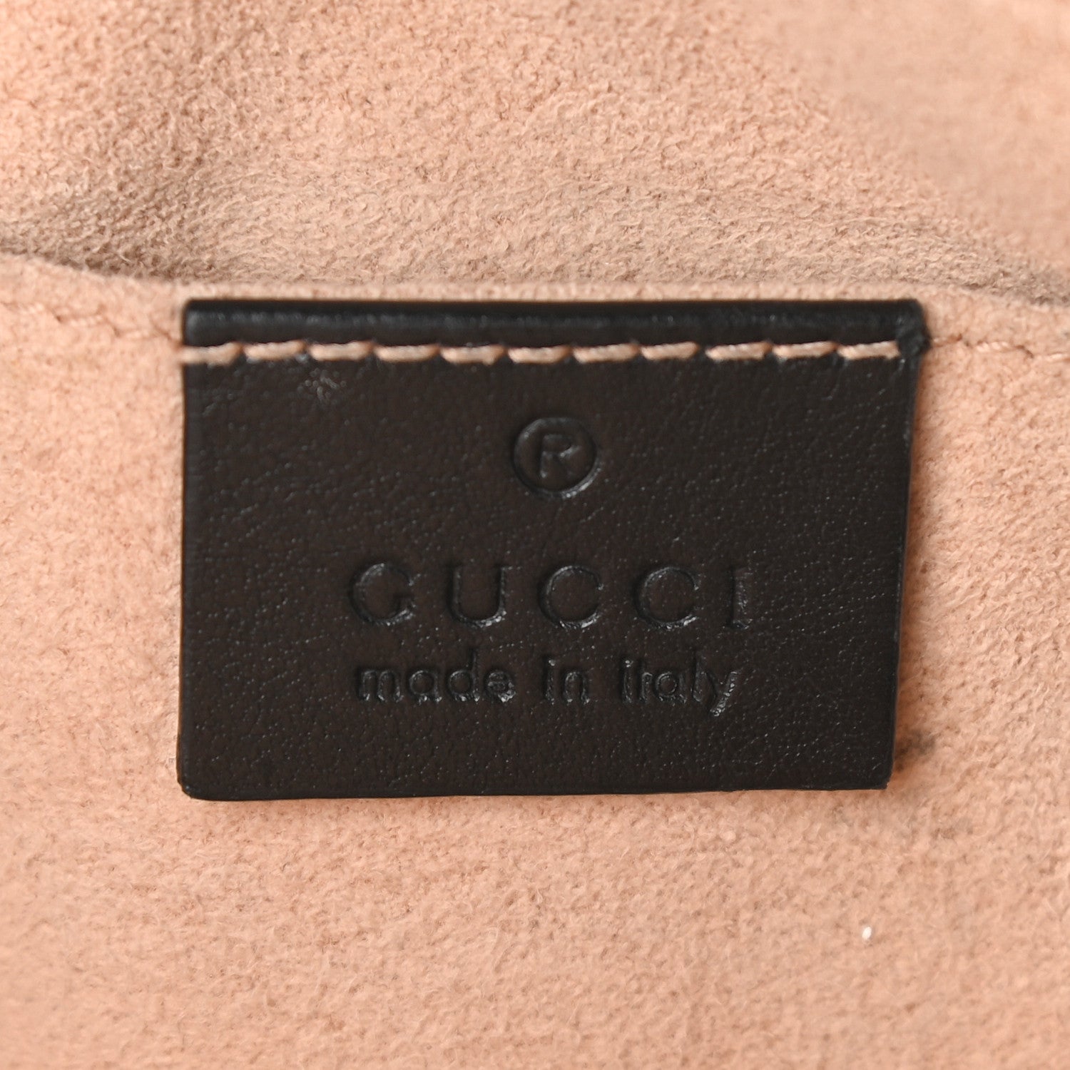 Gucci Calfskin Matelasse Small GG Marmont Chain Shoulder Bag Black 6 of 9