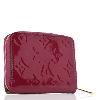 Louis Vuitton Vernis Zippy Coin Purse Magenta 3 of 8