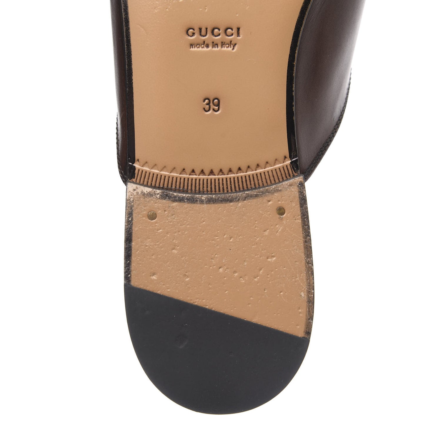 Calfskin Womens Princetown Slippers 39 Fondente Brown