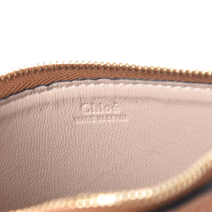 Chloe Grained Calfskin Drew Pouch Caramel 6 of 8